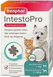 Produktbild von Beaphar IntestoPro Tabletten für Hunde und Katzen zur Unterstützung von Magen-Darm-Funktion und Immunsystem 20 Stück
