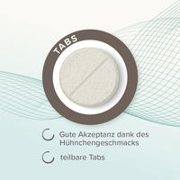 Produktbild von Beaphar IntestoPro Tabs für große Hunde mit Zeolith MOS und FOS zur Unterstützung der Darmfunktion 20 Stück