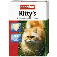 Produktbild von Beaphar Kitty's Tabletten Haut und Fell mit Fisch und Garnele 140 Stück