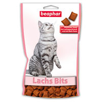 Produktbild von Beaphar Lachs Bits mit Malzpaste für Katzen zur Unterstützung des Haarballenabgangs 150 g - 150 g