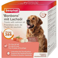 Produktbild von Beaphar Lachsöl Bonbons Funktionssnack für Hunde getreidefrei 245g - 245 g