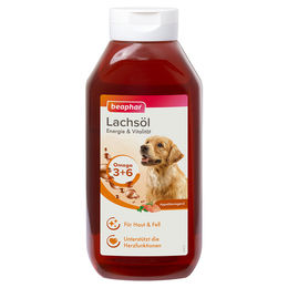 Beaphar Lachsöl Haut und Fell Supplement für Hunde und Katzen 940 ml - 940 ml – Bild 1 von 6