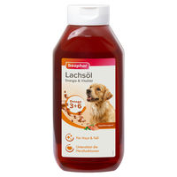 Produktbild von Beaphar Lachsöl Haut und Fell Supplement für Hunde und Katzen 940 ml - 940 ml