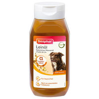 Produktbild von Beaphar Leinöl veganes Haut-Fell-Supplement für Hunde 430 ml - 430 ml