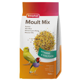 Beaphar Mauser-Mix Ergänzungsfutter mit Vitaminen und Ei für Wellensittiche und Kanarienvögel 150 g - 150 g – Bild 1 von 3