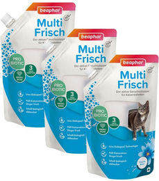 Produktbild von Beaphar Multi-Frisch Katzen-Frischegel Blau 3x400g
