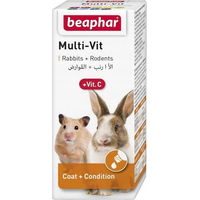 Produktbild von Beaphar Multi-Vit + Vit.C Vitaminpräparat für Kaninchen und Nager 20 ml