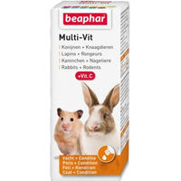 Produktbild von Beaphar Multi-Vit Vitaminpräparat für Kaninchen und Nagetiere 50 ml