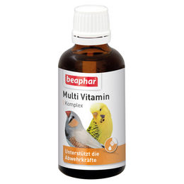 Beaphar Multi Vitamin Komplex Vitamintropfen für Papageien und Vögel 50 ml - 50 ml – Bild 1 von 6