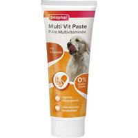 Produktbild von Beaphar Multi-Vitamin-Paste für Hunde mit Haut-Fell-Supplement ohne Zucker 250g - 3 x 250 g