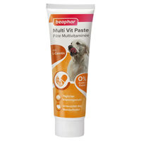 Produktbild von Beaphar Multi Vitamin-Paste für Hunde ohne Zucker zur Unterstützung von Haut, Fell, Gelenken und Knochen 100g - 100 g