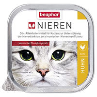 Produktbild von Beaphar Nierendiät Katzen Nassfutter Huhn 16 x 100 g - 6 x 100 g