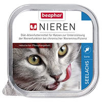 Produktbild von Beaphar Nierendiät Katzen Nassfutter Seelachs 16 x 100 g - 6 x 100 g