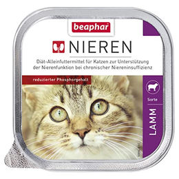 Beaphar Nierendiät Nassfutter Lamm für Katzen 16 x 100 g - 16 x 100 g – Bild 1 von 13
