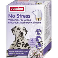 Produktbild von Beaphar No Stress Diffuser mit Nachfüllpackung 30 ml Verhaltensaroma für Hunde