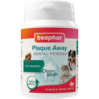 Produktbild von Beaphar Plaque Away Dental Pulver für alle Größen 80 g