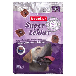 Produktbild von Beaphar Super Lekker Kausnack Rind für Adult 1 kg - 1 kg