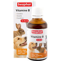 Produktbild von Beaphar Vitamin B-Complex Ergänzungsfuttermittel für Hunde, Katzen und Tauben 50 ml