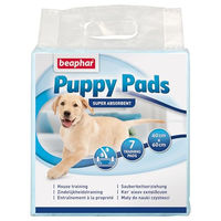 Produktbild von Beaphar Welpenunterlagen für Hunde und Katzen 60 x 60 cm 7 Stück Weiß - 7 x 60 cm