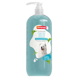 Beaphar White Coat Shampoo für weißes und helles Hundefell 1 l - 1 l – Bild 1 von 2