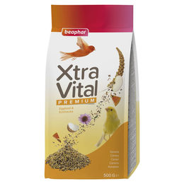 Beaphar XtraVital All-in-One Premium Nahrung für Kanarienvögel und Großsittiche 500 g - 500 g – Bild 1 von 3