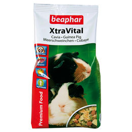 Beaphar XtraVital Meerschweinchen Hauptfutter mit Alfalfa und Vitamin C, ohne tierisches Protein, 1 kg - 1 kg – Bild 1 von 4