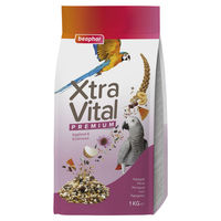 Produktbild von Beaphar XtraVital Premium Hauptfutter für Papageien Kakadus und Großsittiche 1 kg - 1 kg