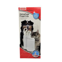 Produktbild von Beaphar Zahnbürste Fingerling aus Silikon für Hunde und Katzen 2 Stück