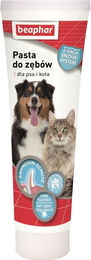 Produktbild von Beaphar Zahnpasta zur Zahnpflege für Hunde und Katzen mit Lebergeschmack 100 g