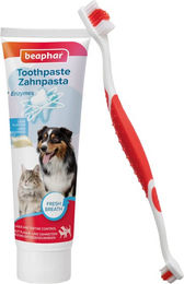 Beaphar Zahnpflege-Set mit Paté für Hunde und Katzen 100 g – Bild 1 von 5