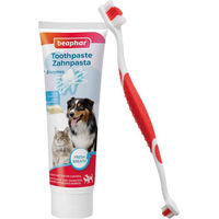 Produktbild von Beaphar Zahnpflege-Set mit Paté für Hunde und Katzen 100 g