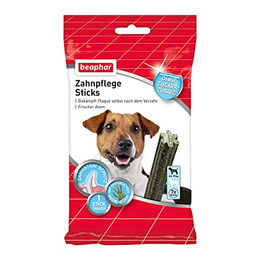 Beaphar Zahnpflege-Snack für kleine Hunde, ohne Zucker und Farbstoffe, 112 g - 7 x 16 g – Bild 1 von 8
