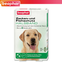 Produktbild von Beaphar Zecken- und Flohschutz Halsband für Hunde, wasserabweisend, Grün, 65 cm - 1 Stk.