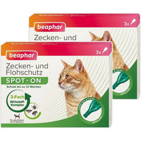 Produktbild von Beaphar Zecken- und Flohschutz SPOT-ON für Katzen 6 x 0,8 ml