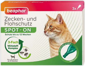 Produktbild von Beaphar Zecken- und Flohschutz Spot-On für Katzen