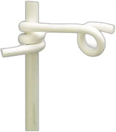 Produktbild von Beaumont Halter für Pigtail-Band für Pfahl in Weiß