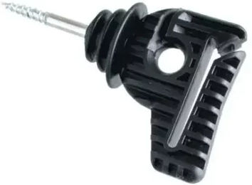 Produktbild von Beaumont Premium-Isolator für Draht und Band aus Metall in Schwarz (30 Stück)