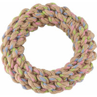 Produktbild von Beco Hemp Ring Hundespielzeug aus Naturmaterial Standard Bunt