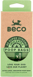 Beco Hundekotbeutel mit Griff 120 Stück bunt und grün – Bild 1 von 6