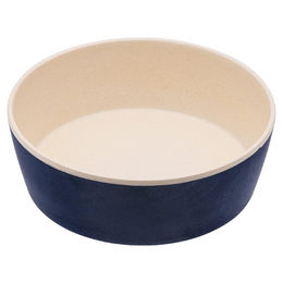 Produktbild von Beco Hundenapf Classic Bamboo Bowl aus Bambus in Mitternachtsblau - 800 ml