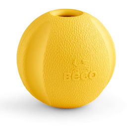 Beco Hundespielzeug Ball aus Naturkautschuk Gelb – Bild 1 von 6