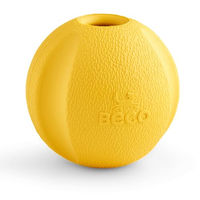 Produktbild von Beco Hundespielzeug Ball aus Naturkautschuk Gelb