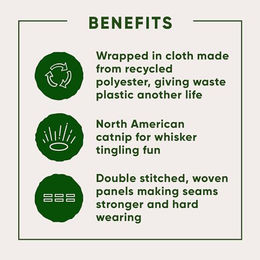 Beco Katzenspielzeug Millie The Mouse aus Polyester mit Catnip in Grau – Bild 1 von 5