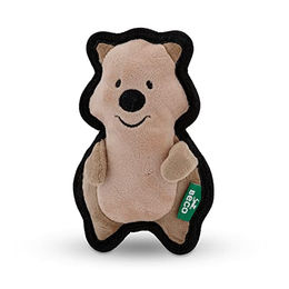Beco Quokka Hundespielzeug aus Plüsch in Braun und Beige mit Quietschfunktion - 1 Stk. – Bild 1 von 2