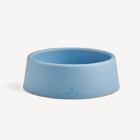 Produktbild von Beco Steady Futternapf für Hunde aus recyceltem Kunststoff Blau Größe S