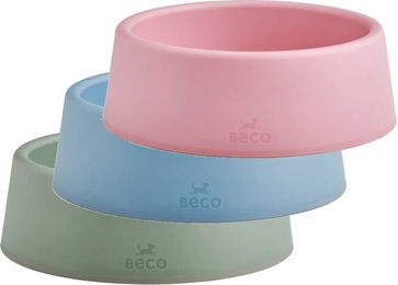 Beco Steady Futternapf für Hunde aus recyceltem Kunststoff Rosa Klein – Bild 1 von 6
