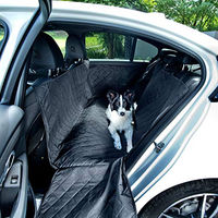 Produktbild von BedDog Autoschondecke Schwarz für Hund mit Ladekantenschutz für Kofferraum oder Rücksitz