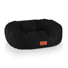 BedDog Hundebett für mittelgroße Hunde in Schwarz mit Alicante-Gewebe Größe L - 1 Stk. – Bild 1 von 6