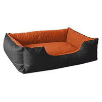 Produktbild von BedDog Hundebett Größe L aus Velours für mittelgroße Hunde mit abziehbarem und waschbarem Bezug - 1 Stk.