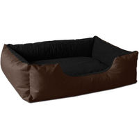 Produktbild von BedDog Hundebett LUPI Hundesofa Hundekissen braun waschbar